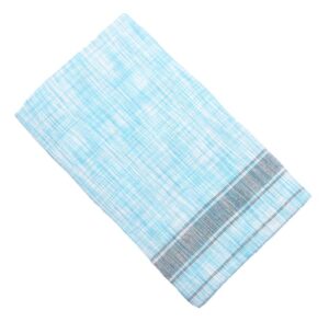 Tharunsha Elite Cotton Men's Kerala Color Cotton Dhoti Single size -2.1 Meters Set-1