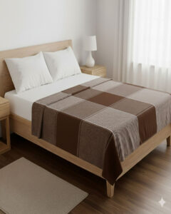 Tharunsha Elite Premuim Quality Cotton Blanket / Bedsheet / Solapur Chaddar-Single Size (60x90 inches) Set of 1