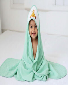 Tharunsha Elite Hooded Wrapper Soft and cozy baby towel For newborns (0–12 months) Easy to wrap snugly Super-soft, skin-friendly material Pack of 1