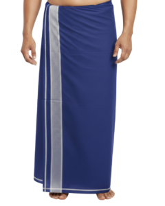 Tharunsha Elite Cotton Men’s Single Dhoti -1.9 Mtrs Set of 1